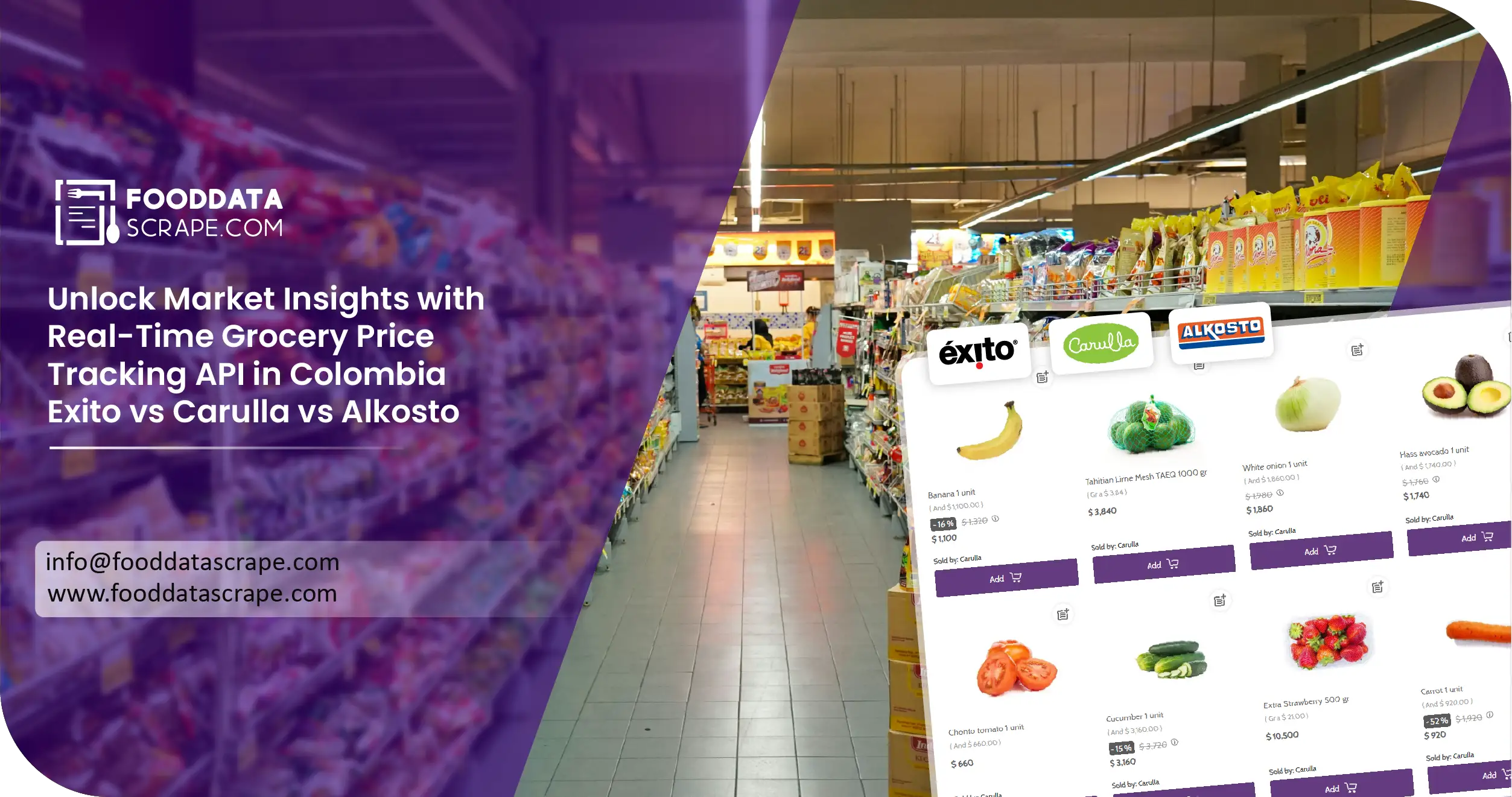 Real-Time Grocery Price Tracking Colombia